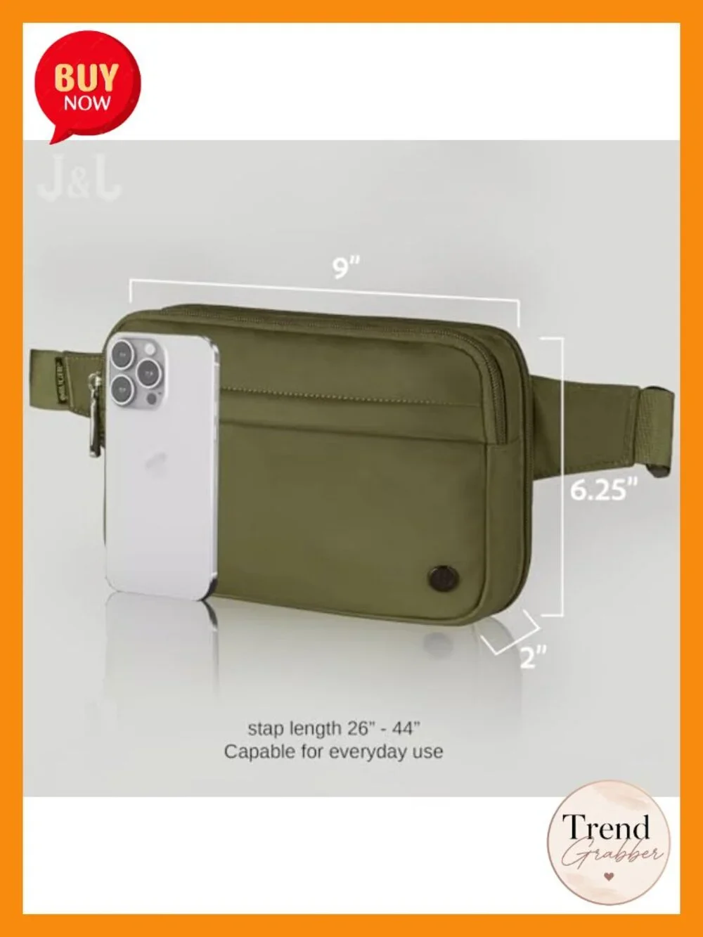 Apex Nylon Crossbody Sling Bag with Quick-Access CCW Compartment